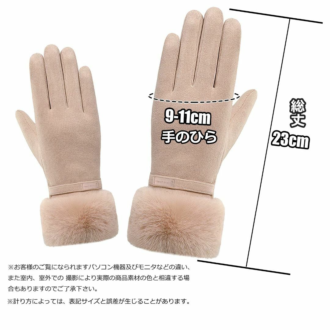 【色: N101 ベージュ】[Caseeto] 手袋 てぶくろ グローブ 女性用 1