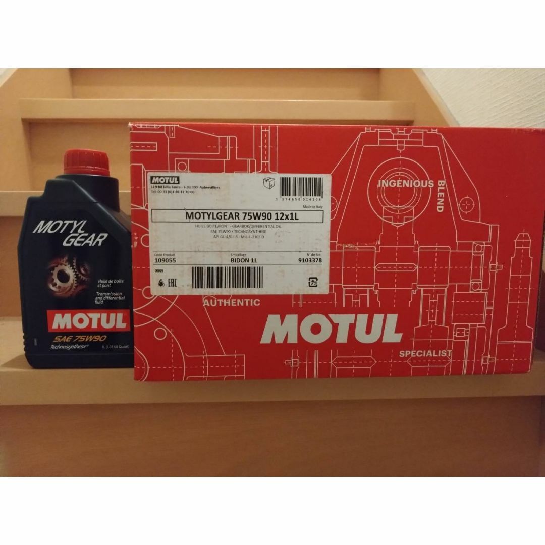 モチュール MOTYL GEAR 75W90 1L 12本 12缶 モーチルギア