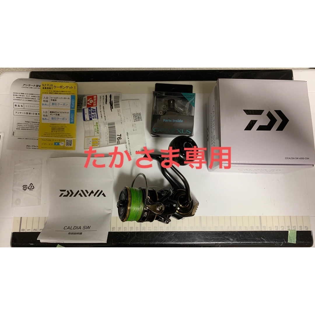 DAIWA(ダイワ)の22カルディアSW4000CXH スポーツ/アウトドアのフィッシング(リール)の商品写真