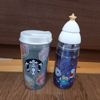 スタバ(Starbucks Coffee) プラスチック（ブルー・ネイビー/青色系）の