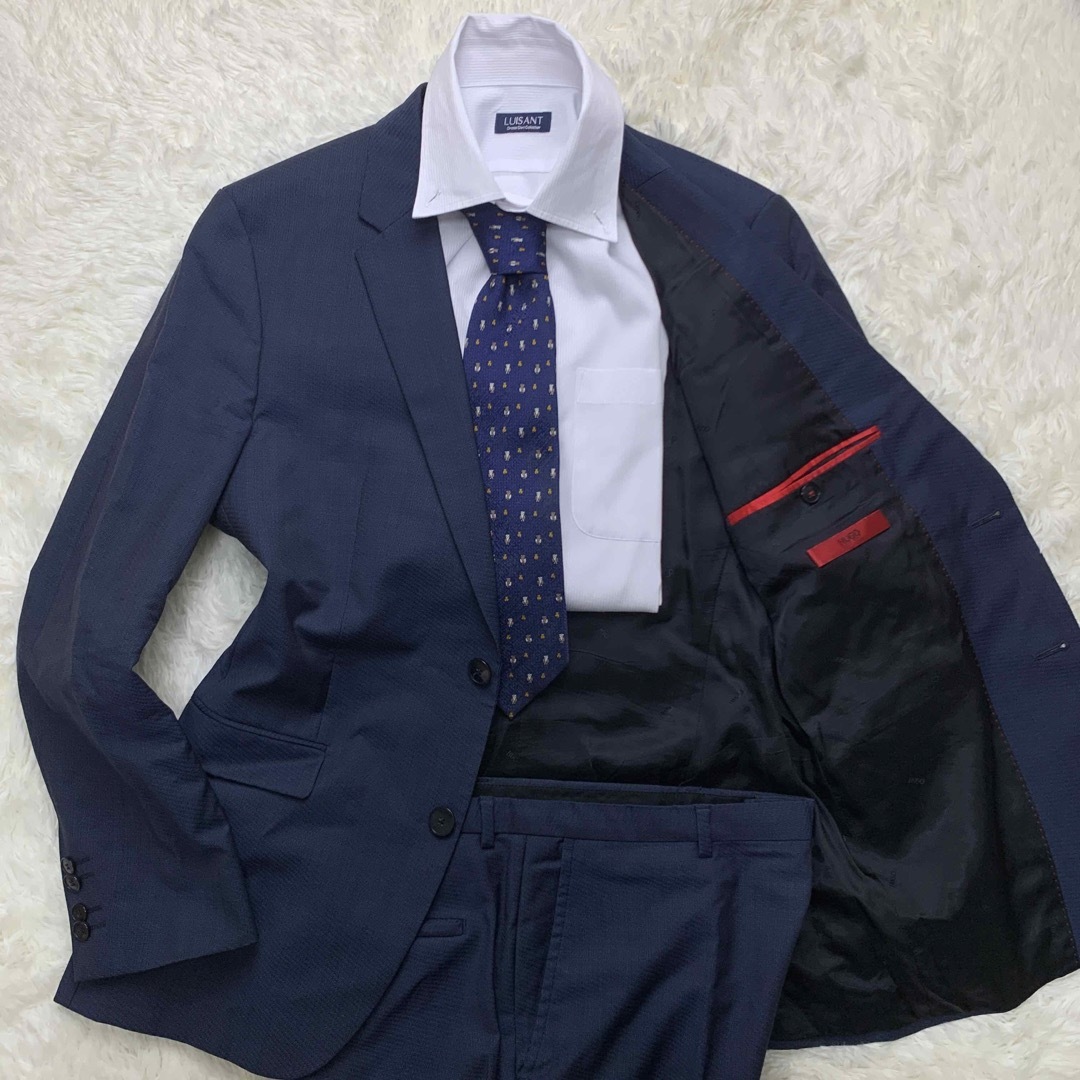 HUGO BOSS - HUGO BOSS スーツ セットアップ 垢タグ super100の通販 by