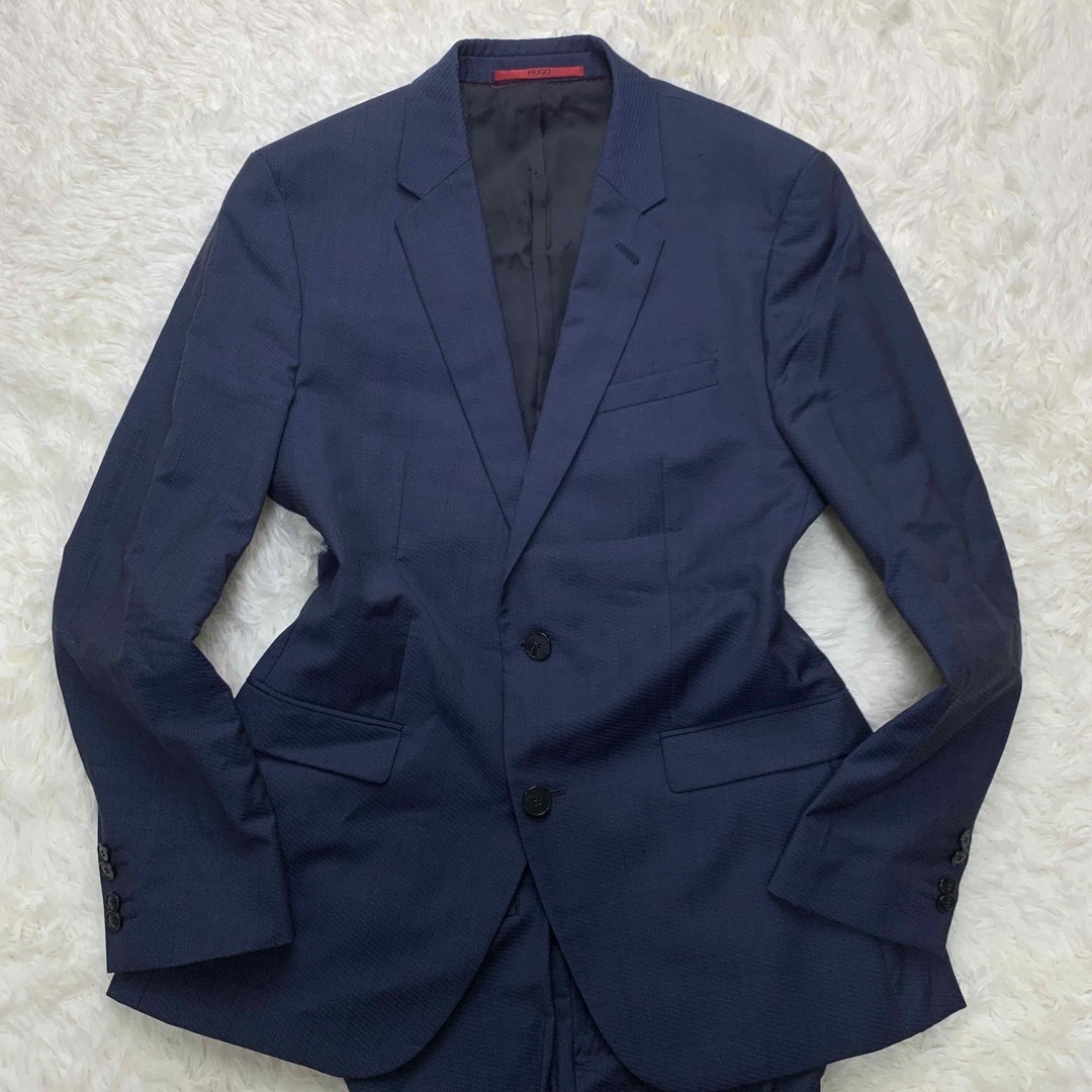HUGO BOSS - HUGO BOSS スーツ セットアップ 垢タグ super100の通販 by