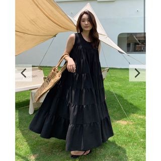 バースデーバッシュ(BIRTHDAY BASH)のbirthdaybash TIERED LONG DRESS  (ロングワンピース/マキシワンピース)