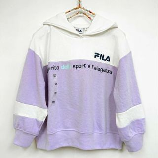 フィラ(FILA)のFILA女の子向けミニ裏毛パーカー 120cm#子供服#女の子トップス(ジャケット/上着)