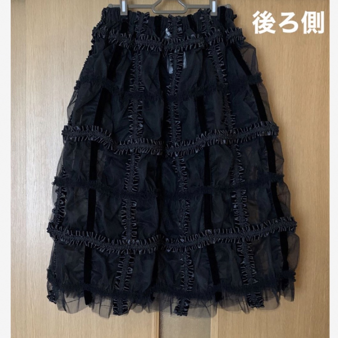 tricot COMME des GARCONS(トリココムデギャルソン)のトリココムデギャルソン チュールロングスカート レディースボトムス 日本製 レディースのスカート(ロングスカート)の商品写真
