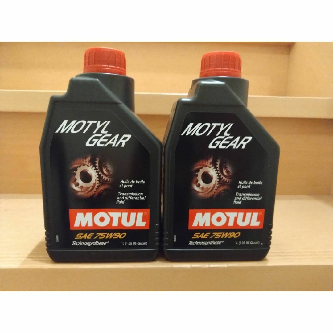 モチュール MOTYL GEAR 75W90 1L 2缶 2本 モーチル ギア 自動車/バイクの自動車(メンテナンス用品)の商品写真