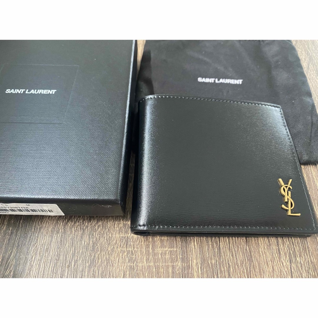 極美品！Saint Laurent コインパース付タイニーカサンドラ 財布 - 折り財布