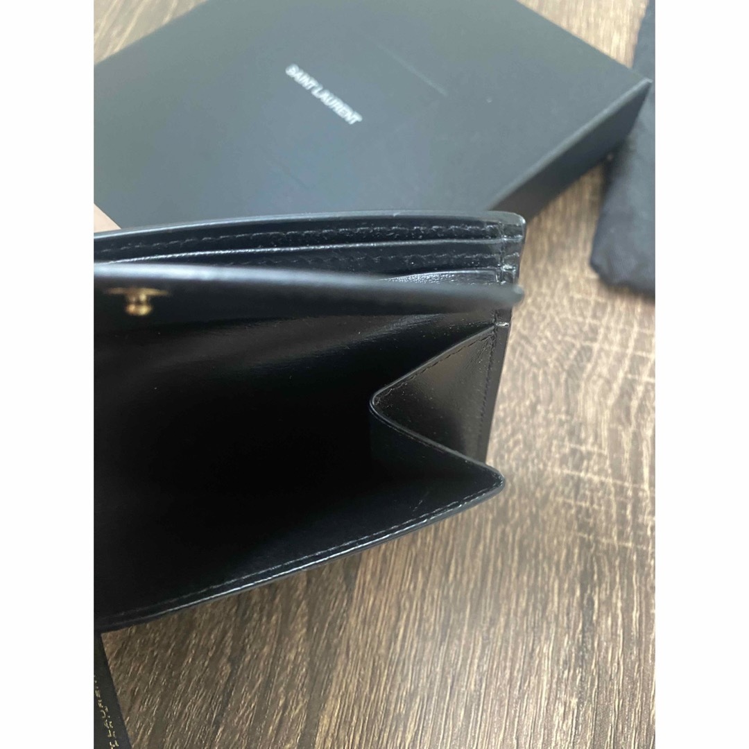 極美品！Saint Laurent コインパース付タイニーカサンドラ 財布