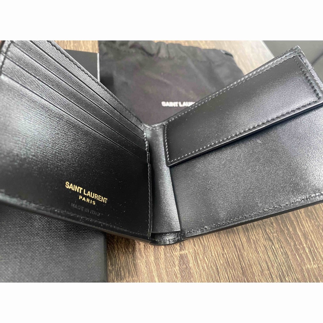 極美品！Saint Laurent コインパース付タイニーカサンドラ 財布