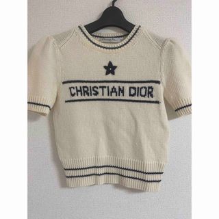 クリスチャンディオール(Christian Dior)のディオール　半袖　セーター　34(ニット/セーター)