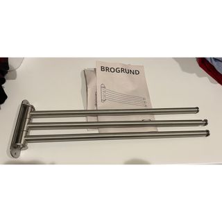 イケア(IKEA)のBROGRUND タオルバー(タオル/バス用品)