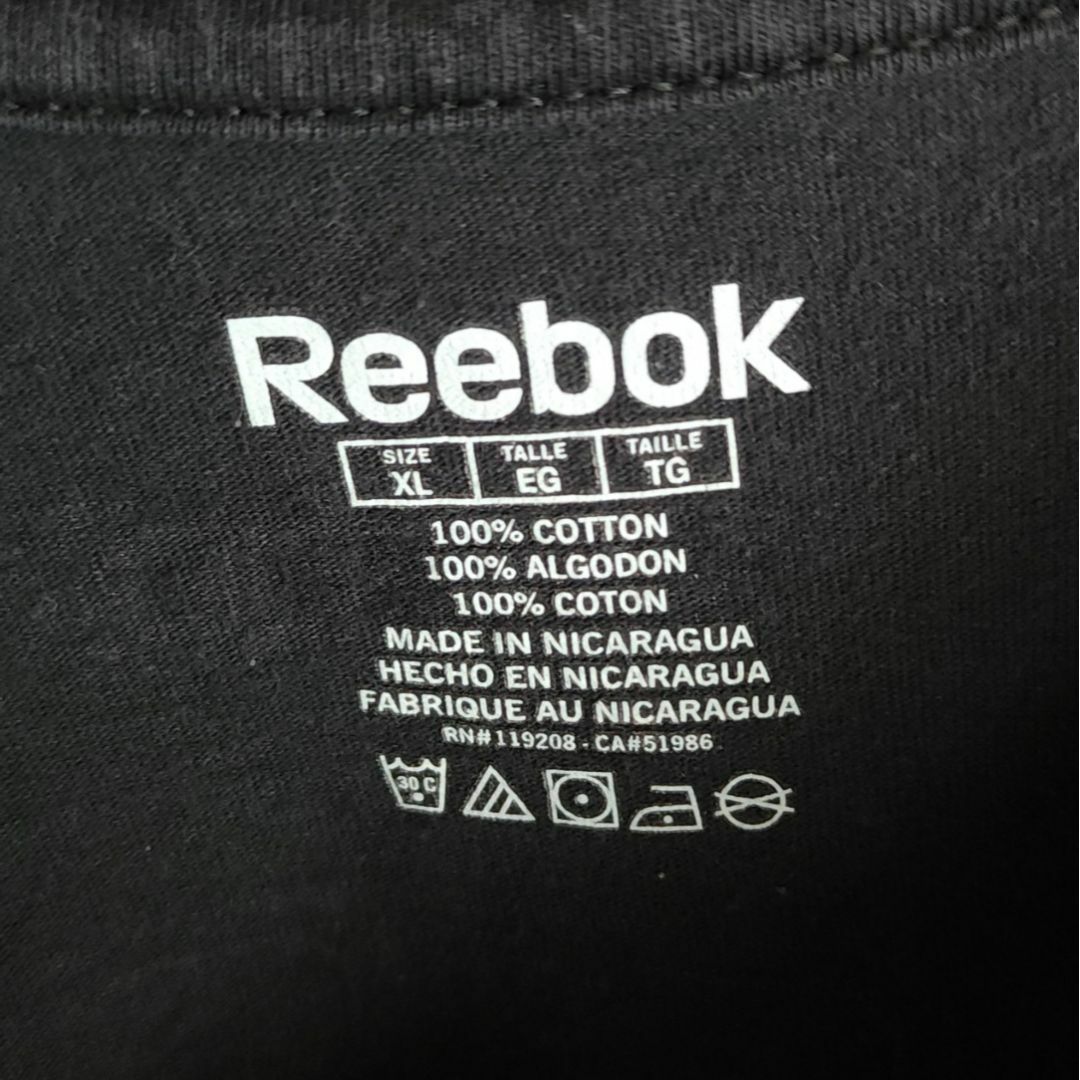 Reebok(リーボック)のXLサイズ/古着リメイク リーボック ピッツバーグペンギンズ 裾フリル Tシャツ レディースのトップス(Tシャツ(半袖/袖なし))の商品写真