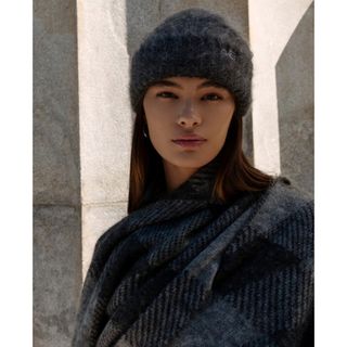 ウールリッチ(WOOLRICH)のwoolrich モヘアニットキャップ　Danielle Cathari(ニット帽/ビーニー)