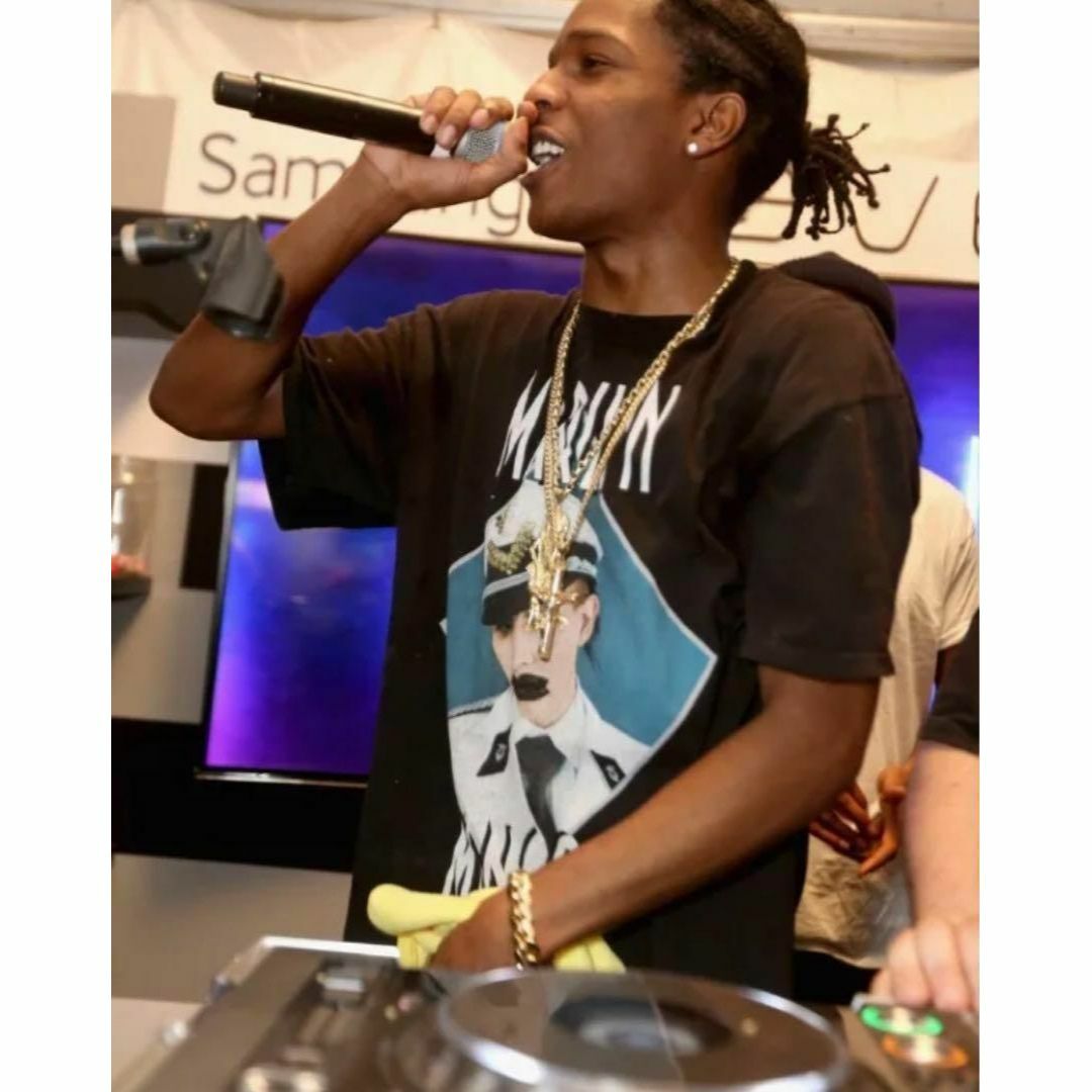 Asap Rocky着用】マリリン・マンソン Tシャツ バンTの通販 by Asap Rocky着用】マリリン・マンソン Tシャツ バンTの通販 by