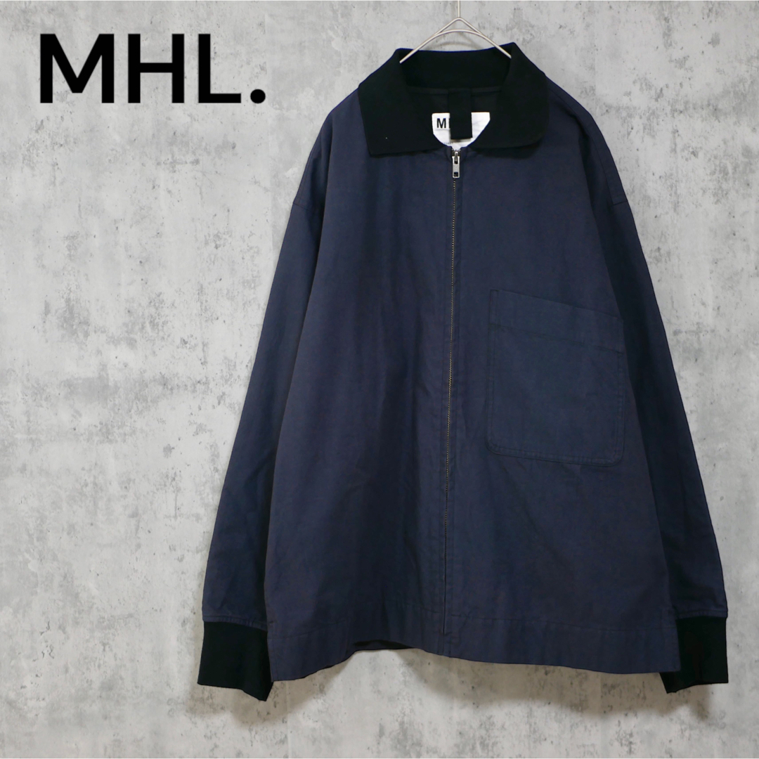 【極美品 人気】MHL. 22FW オーバサイズ スイングトップ ジャケット