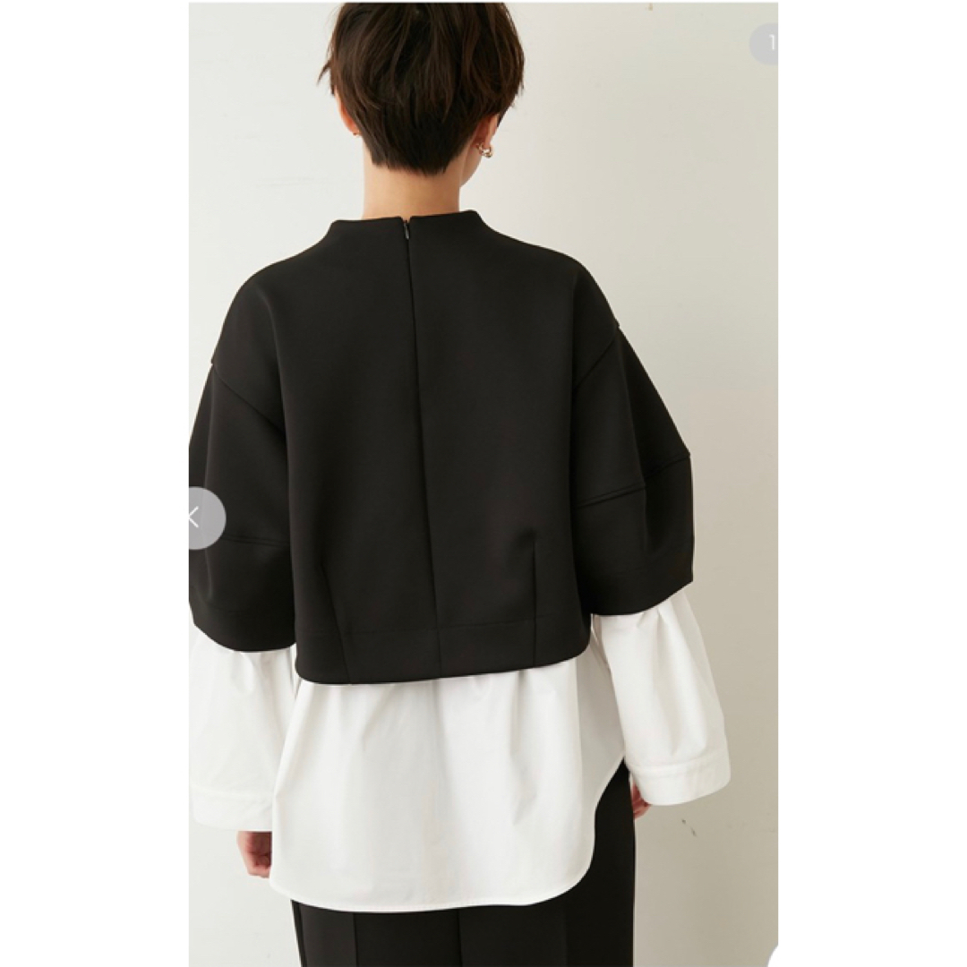 emmi atelier(エミアトリエ)のemmi atelier 金子綾　ダンボールクロップドセット　ネイビー レディースのレディース その他(セット/コーデ)の商品写真