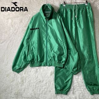 ディアドラ(DIADORA)の美品 DIADORA ナイロン トラックジャケット セットアップ L(ナイロンジャケット)