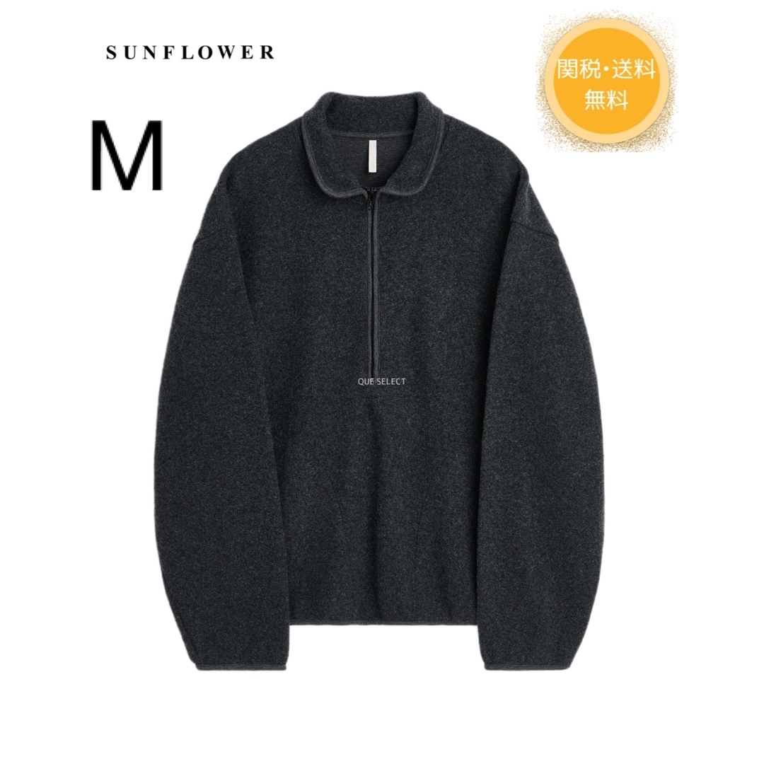 selectの商品日本未入荷　23AW SUNFLOWER ZIP SWEATER