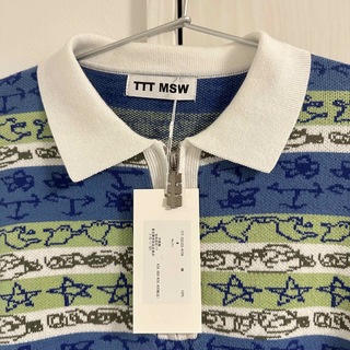 TTT_MSW - TTT MSW ニットポロ 23SS Graffiti Knit Poloの通販 by