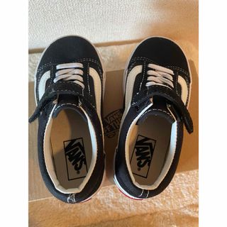 ヴァンズ(VANS)のvans 17センチ　ブラック(スニーカー)