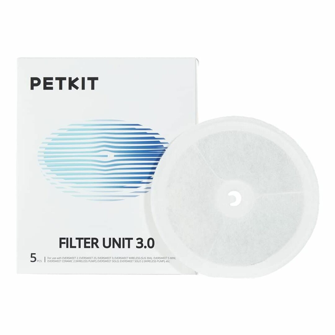 PETKIT(ペットキット) 給水器交換用フィルター3.0 (5コセット) ナイ