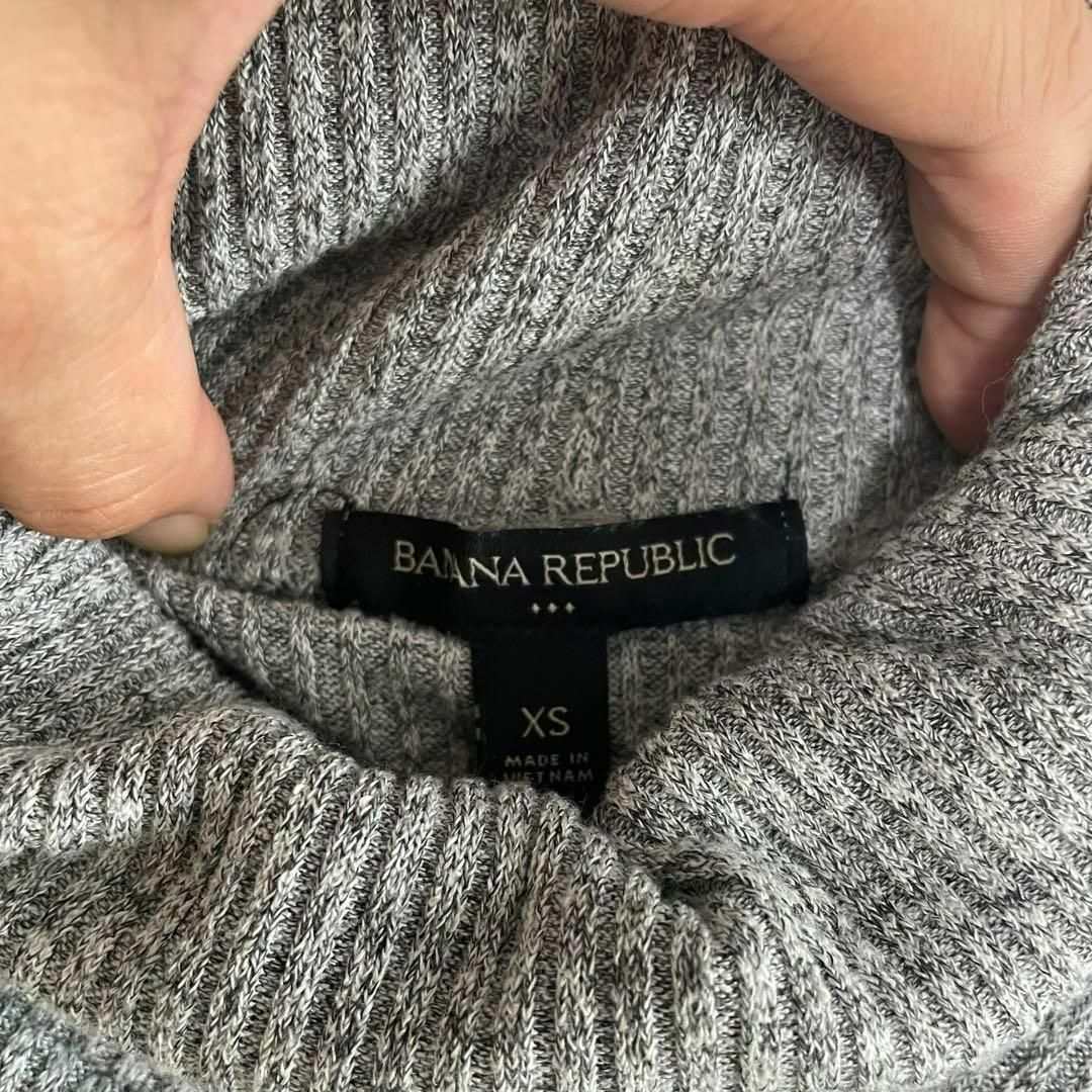 Banana Republic(バナナリパブリック)の【大人気ブランド♡公式サイト完売】タートルニット　スリム　フィット　グレー レディースのトップス(ニット/セーター)の商品写真