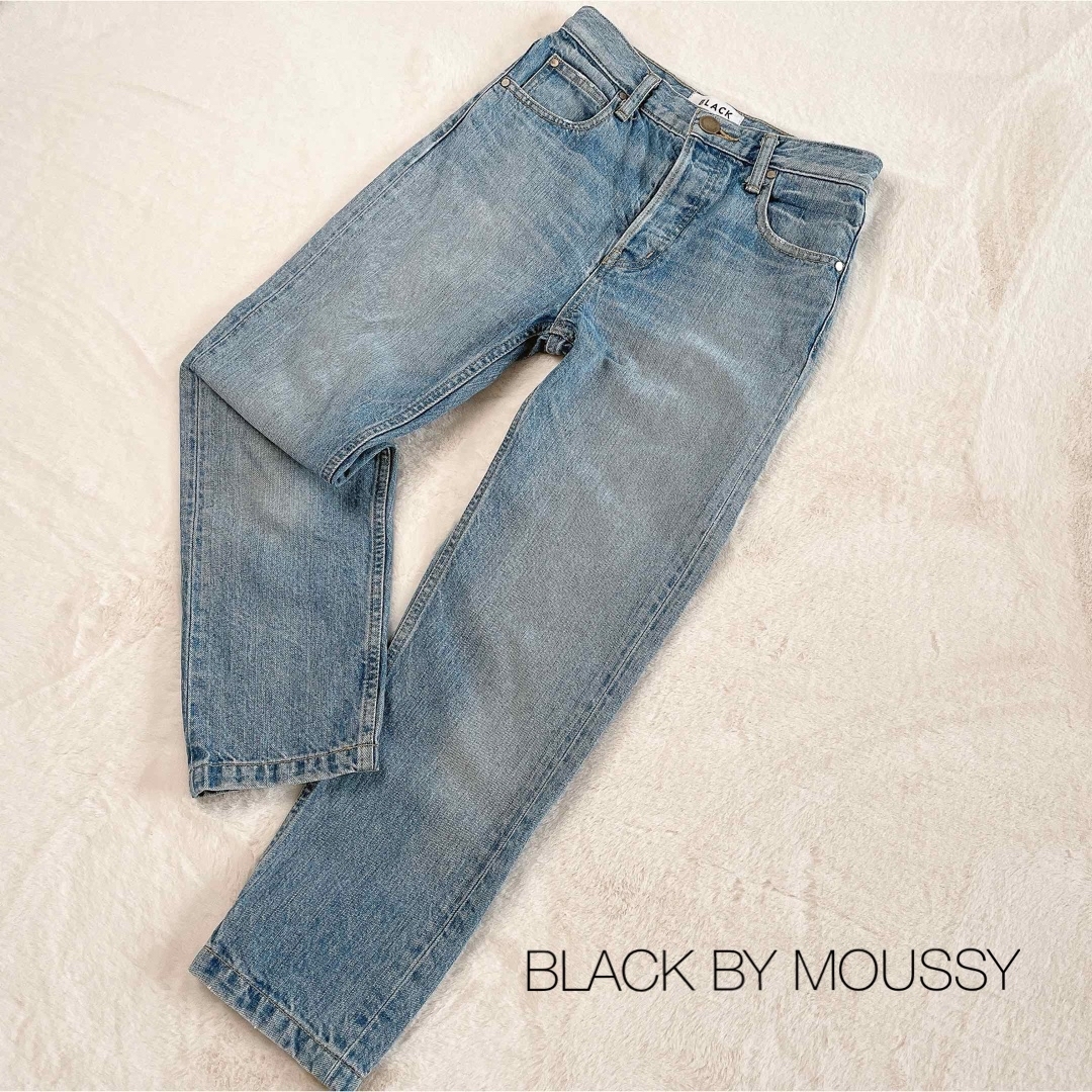 【BLACK BY MOUSSY】デニム　レディース　Mサイズ　ライトブルー