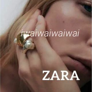 ザラ(ZARA)の新品 ZARA S フェイク パール リング セット(リング(指輪))