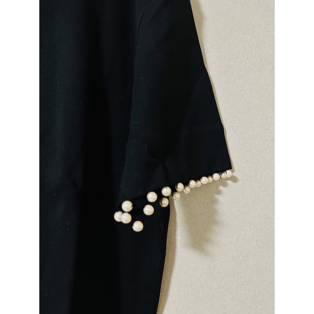 UNITED ARROWS(ユナイテッドアローズ)のthe 9 shop by Rikuka♡極美品 パールTシャツ メンズのトップス(Tシャツ/カットソー(半袖/袖なし))の商品写真