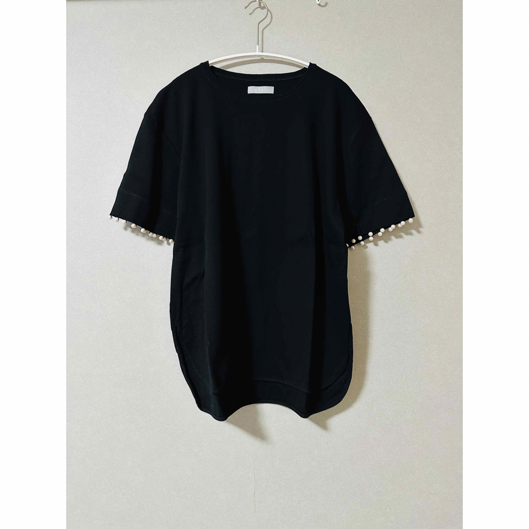 UNITED ARROWS(ユナイテッドアローズ)のthe 9 shop by Rikuka♡極美品 パールTシャツ メンズのトップス(Tシャツ/カットソー(半袖/袖なし))の商品写真