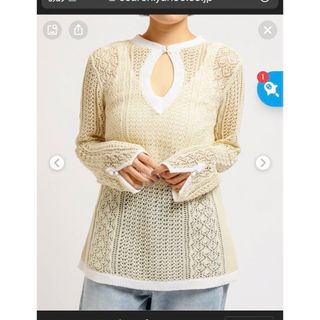 トゥデイフル(TODAYFUL)のTODAYFUL  Lace Knit レースニット(ニット/セーター)