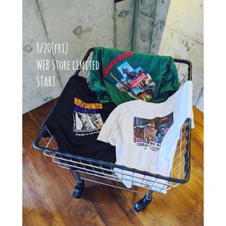 ロデオクラウンズワイドボウル(RODEO CROWNS WIDE BOWL)の【WEB限定】RODEO CROWNS アソートPHOTO Tシャツ ホワイト(Tシャツ(半袖/袖なし))