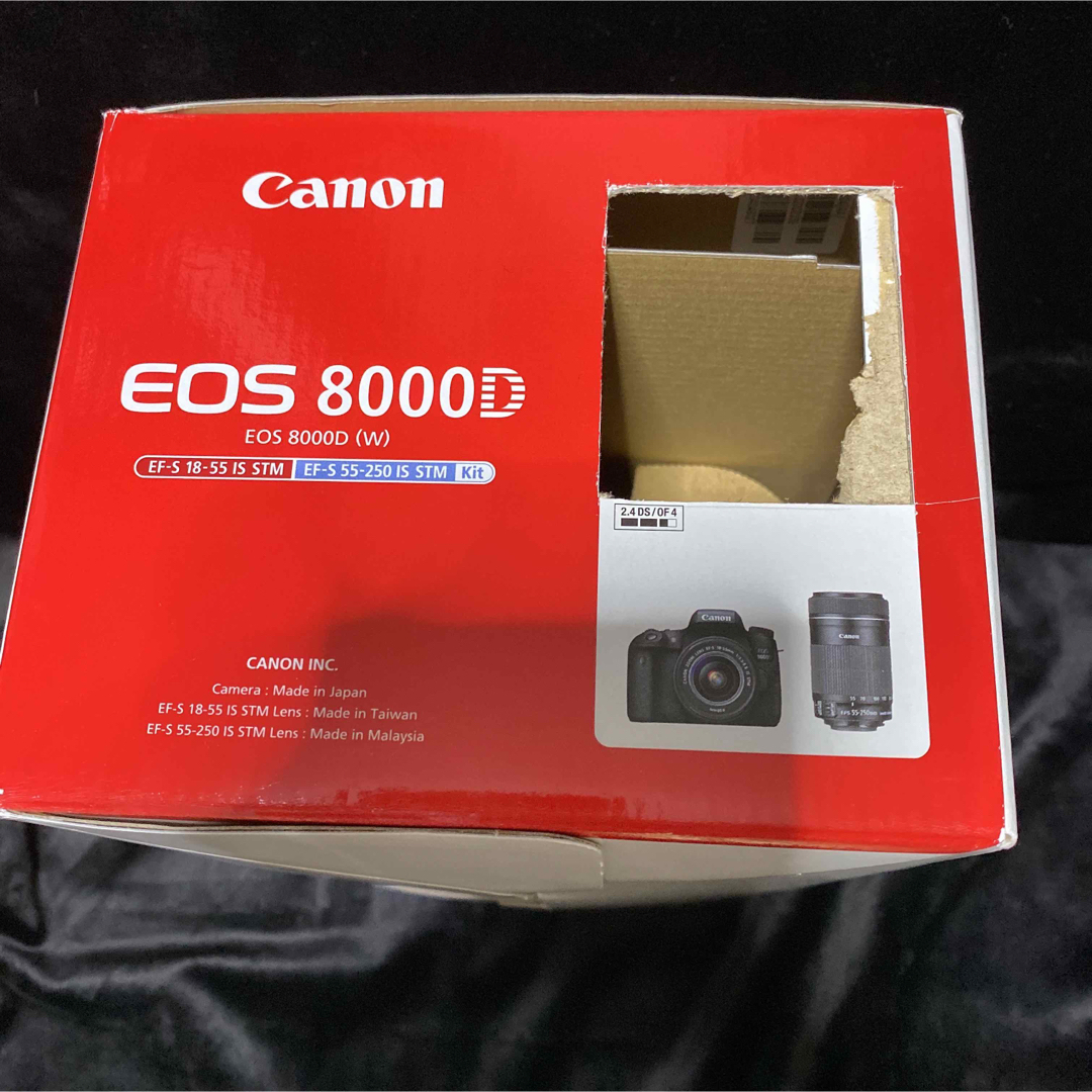 【送料込み】美品 Canon EOS 8000D(W) 本体+レンズセット