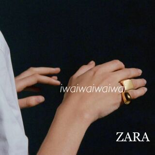 ザラ(ZARA)の新品 完売品 ZARA S LIMITED EDITION オーバル リング(リング(指輪))