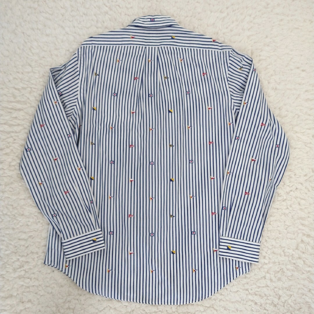 Ralph Lauren - 美品 RALPH LAUREN 国旗柄 総柄 ストライプシャツ 現行