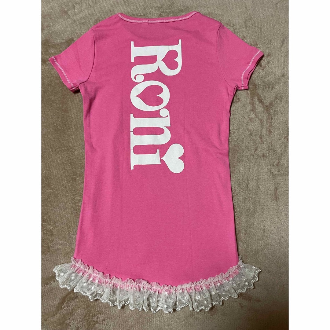 RONI(ロニィ)のRONY  Lサイズ　Tシャツ（ピンク） キッズ/ベビー/マタニティのキッズ服女の子用(90cm~)(Tシャツ/カットソー)の商品写真