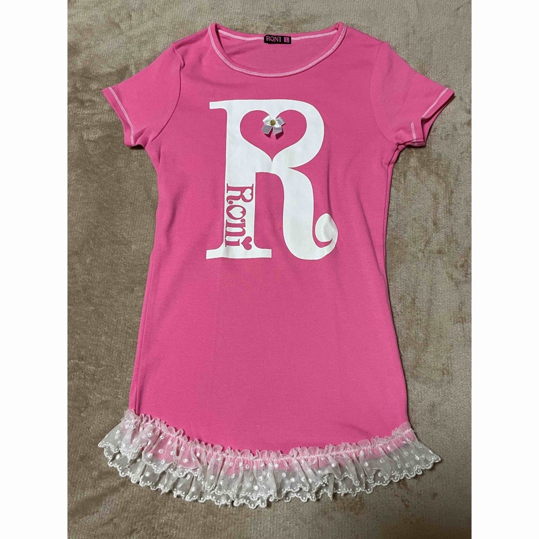 RONI(ロニィ)のRONY  Lサイズ　Tシャツ（ピンク） キッズ/ベビー/マタニティのキッズ服女の子用(90cm~)(Tシャツ/カットソー)の商品写真