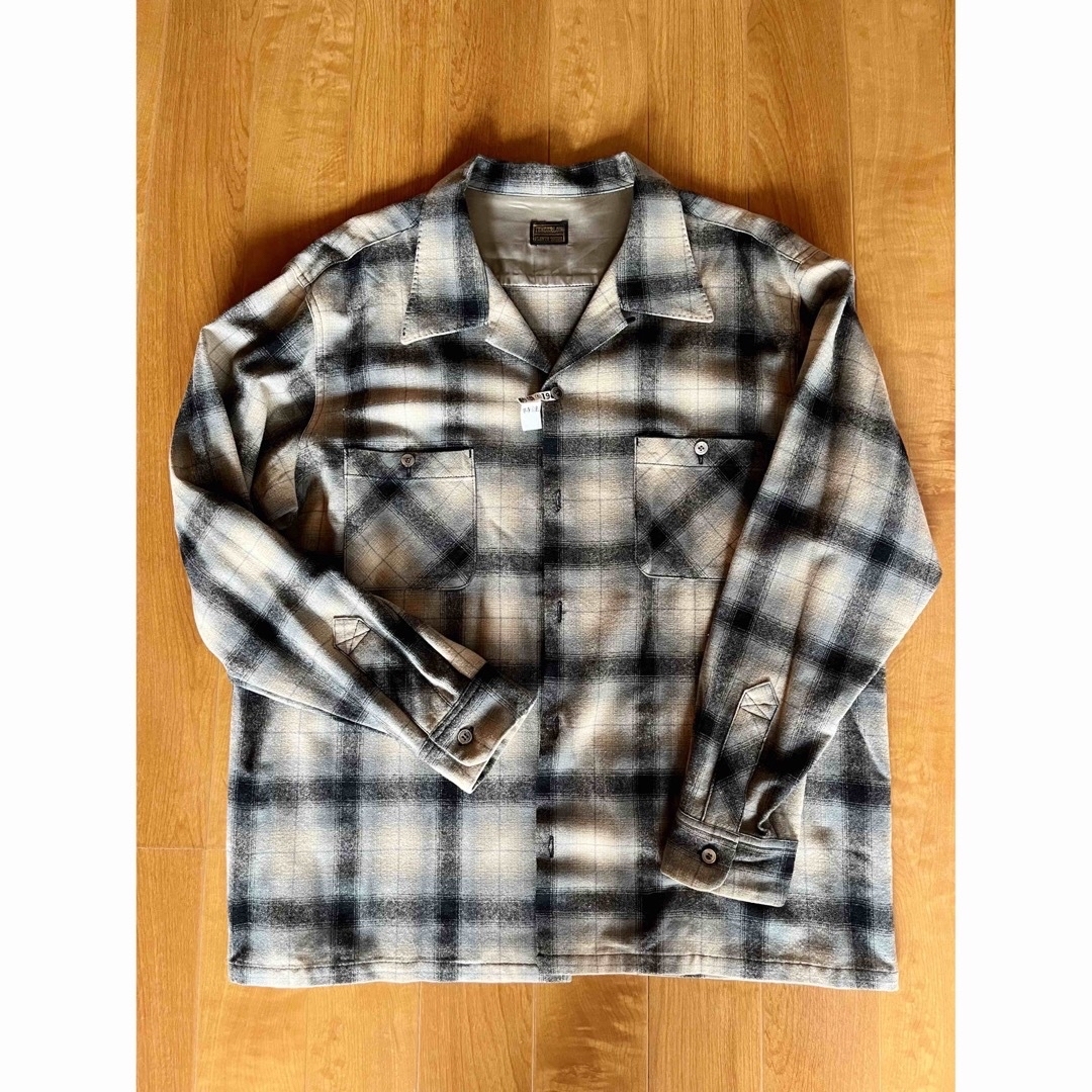 TENDERLOIN - TENDERLOIN 08AW T-WOOL SHT チェック長袖ウールシャツ