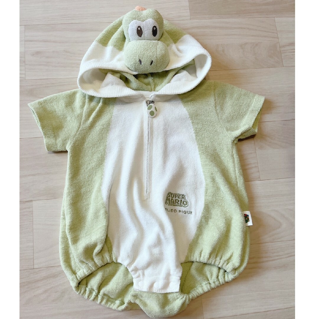 ジェラートピケ ヨッシー ロンパース baby 完売品 80-