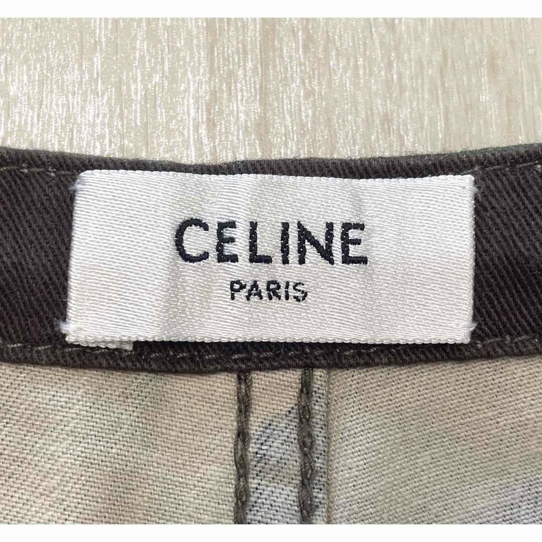 22SS Celine カモフラ カーゴパンツ 44 迷彩 デニム ジーンズ