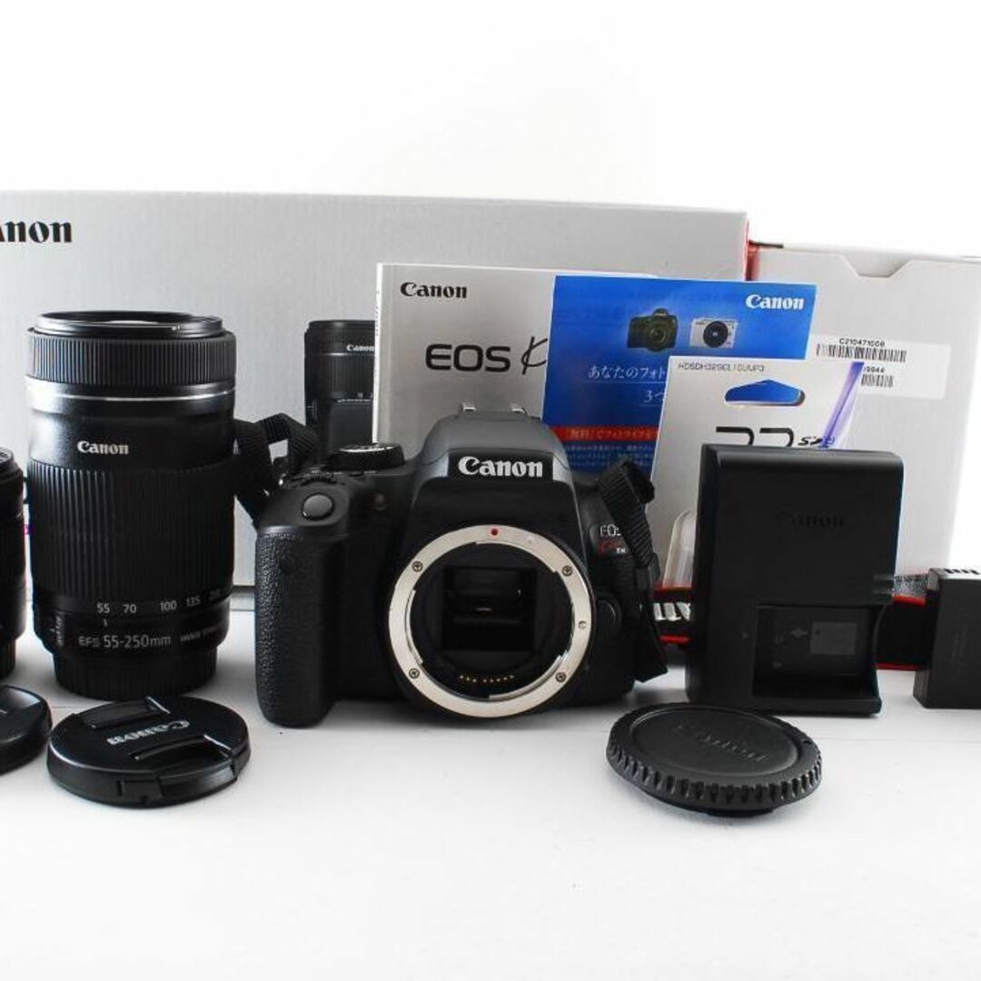 【箱付き極美品】Canon EOS Kiss X9i  ダブルズームキット