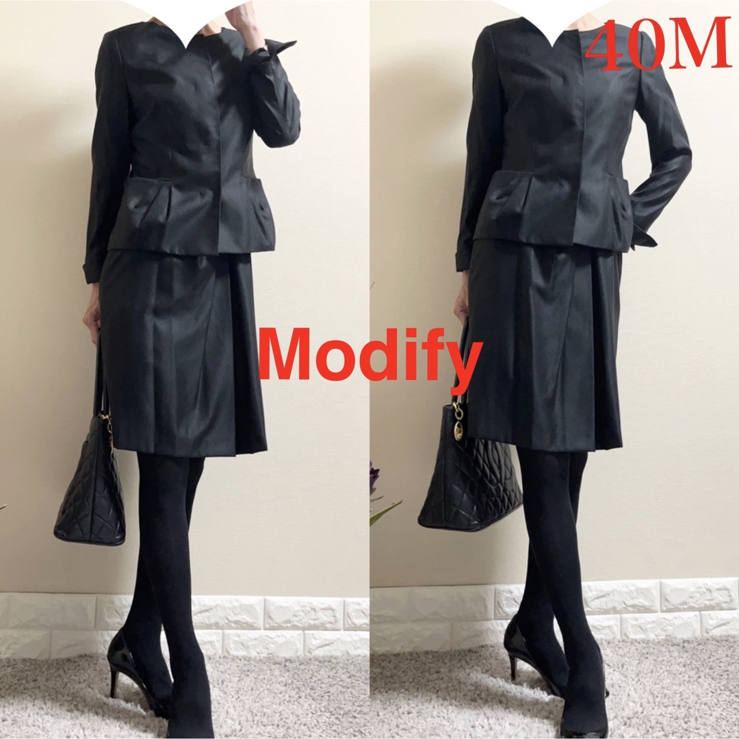 Modify モディファイ　ハイグレード　高級　シルクウール　スーツ　40 M