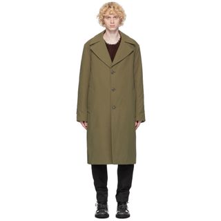 maison margiela パデットコート 46 ステンカラー トレンチ-