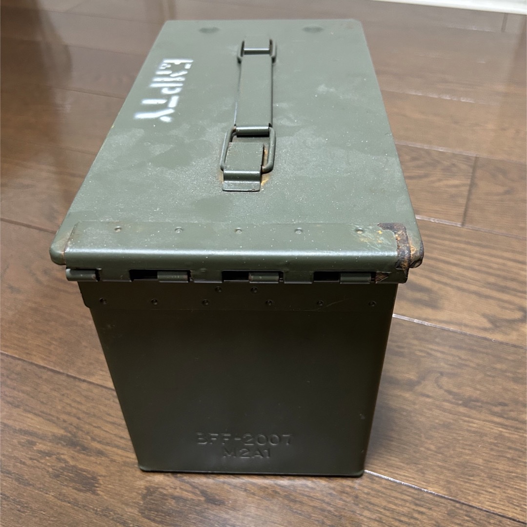 MILITARY(ミリタリー)の実物 USED 米軍 50 CAL AMMO CAN アンモボックス エンタメ/ホビーのミリタリー(個人装備)の商品写真