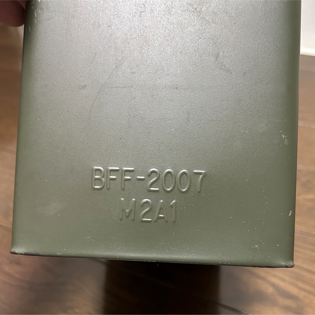 MILITARY(ミリタリー)の実物 USED 米軍 50 CAL AMMO CAN アンモボックス エンタメ/ホビーのミリタリー(個人装備)の商品写真