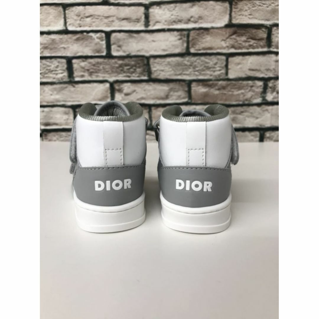 BABY Dior ベビーディオール☆B27 キッズハイトップレザースニーカー