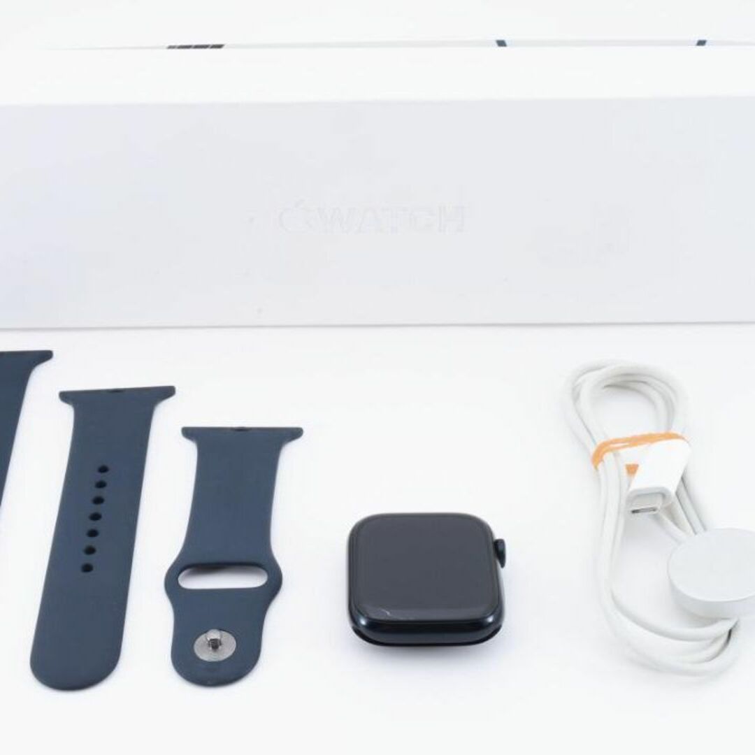 Apple - 【箱付き極美品】Apple Watch 7 45mm ミッドナイト セルラーの