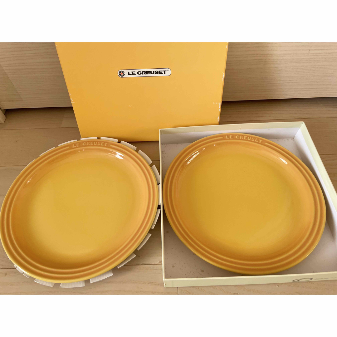 LE CREUSET ルクルーゼ ラウンドプレート 27㎝ 2枚セット-