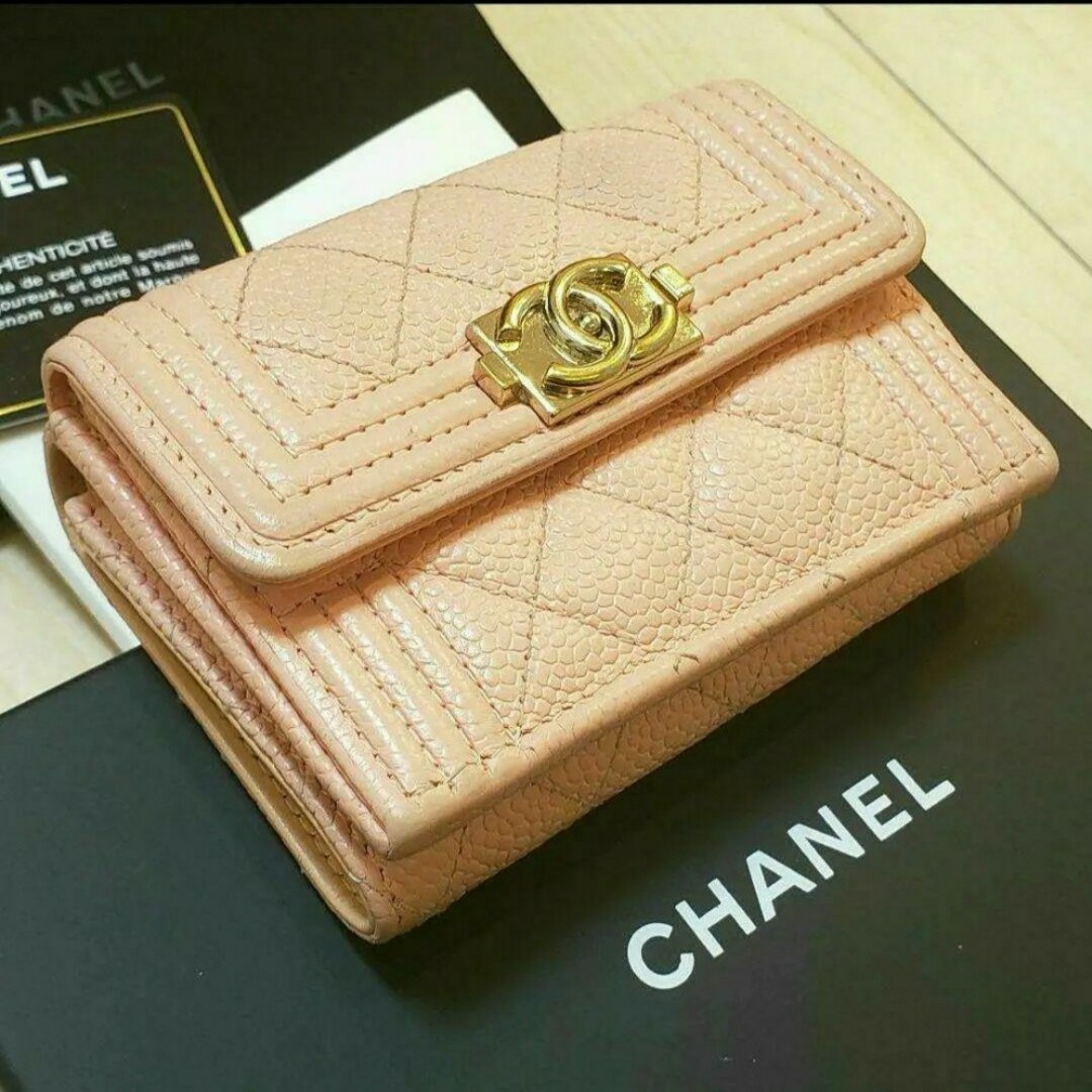 ボーイシャネルCHANEL シャネル❣️ボーイシャネル キャビアスキン