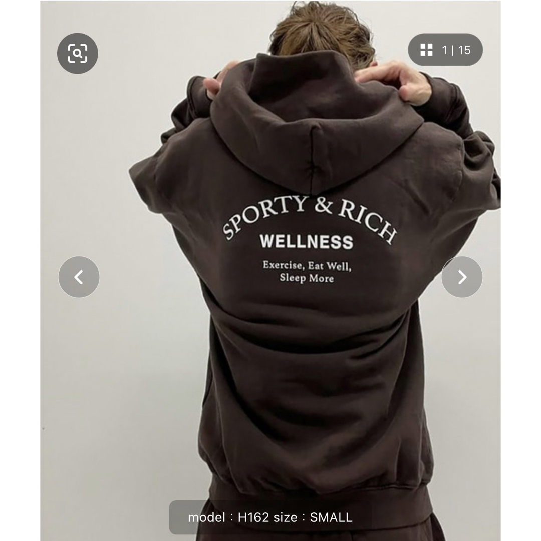 SPORTY\u0026RICH WELLNESS STUDIO HOODIE SWEAT